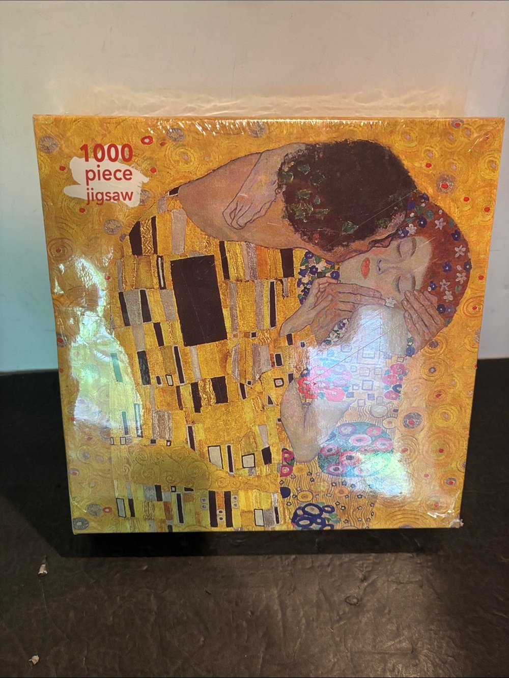 New Sealed 1000-Piece Jigsaw Puzzle - Golden Kiss Artwork (Yellow)